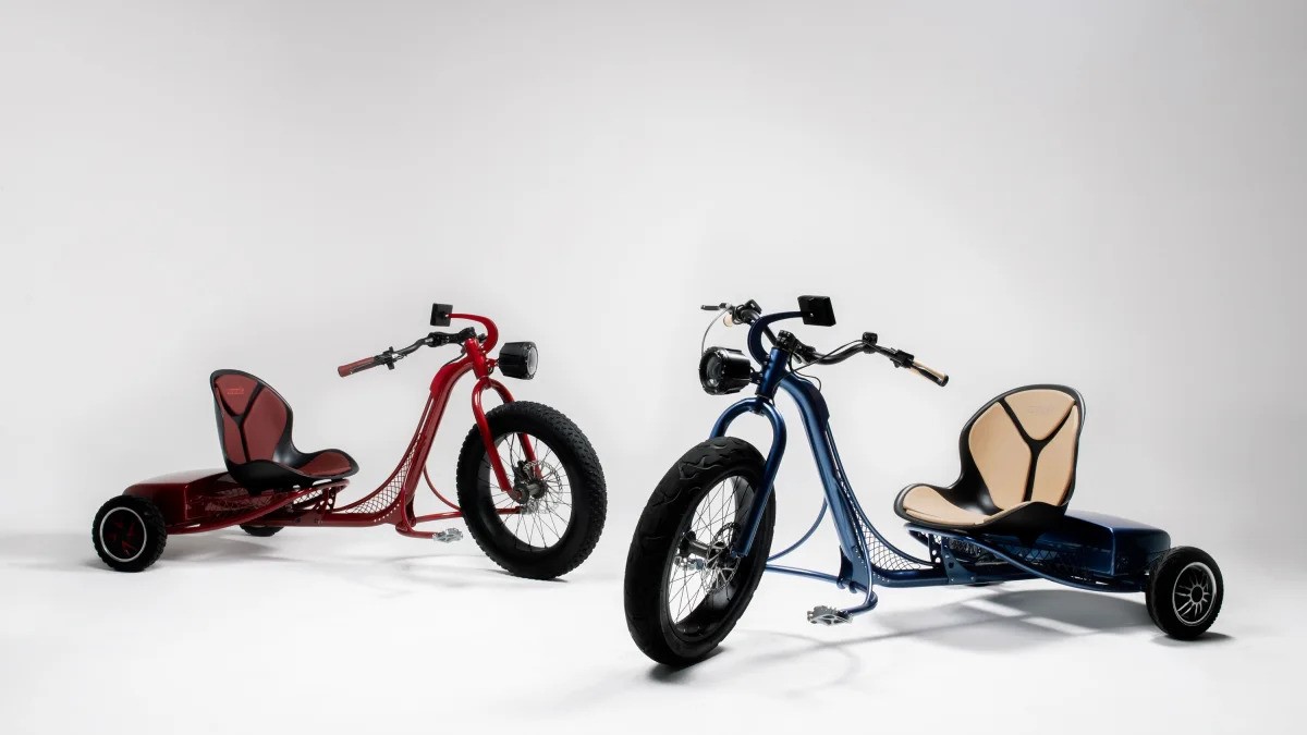 成人尺寸的三轮车Vook E-trike上市，采用坚固的铝制车架