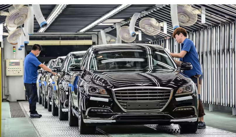 2023年7月，韩国汽车产量同比增长近10%