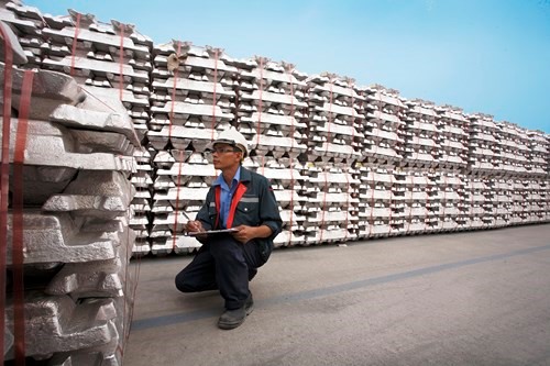 中秋节假期期间，中国铝锭库存升至63.1万吨