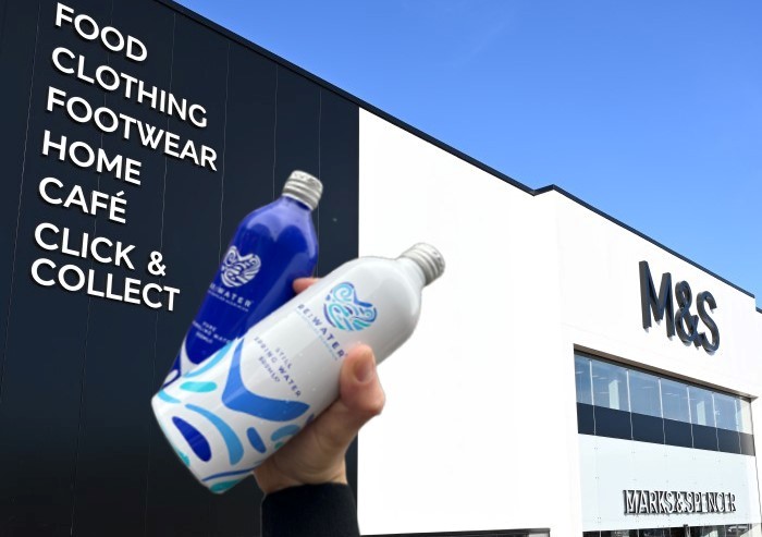 Marks&Spencer创建可持续的投资组合：Re:Water的铝瓶在各门店有售
